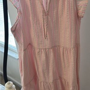 Time and Tru Pink Striped Dress